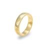 Gold-plated sterling silver band with Almighty engraving